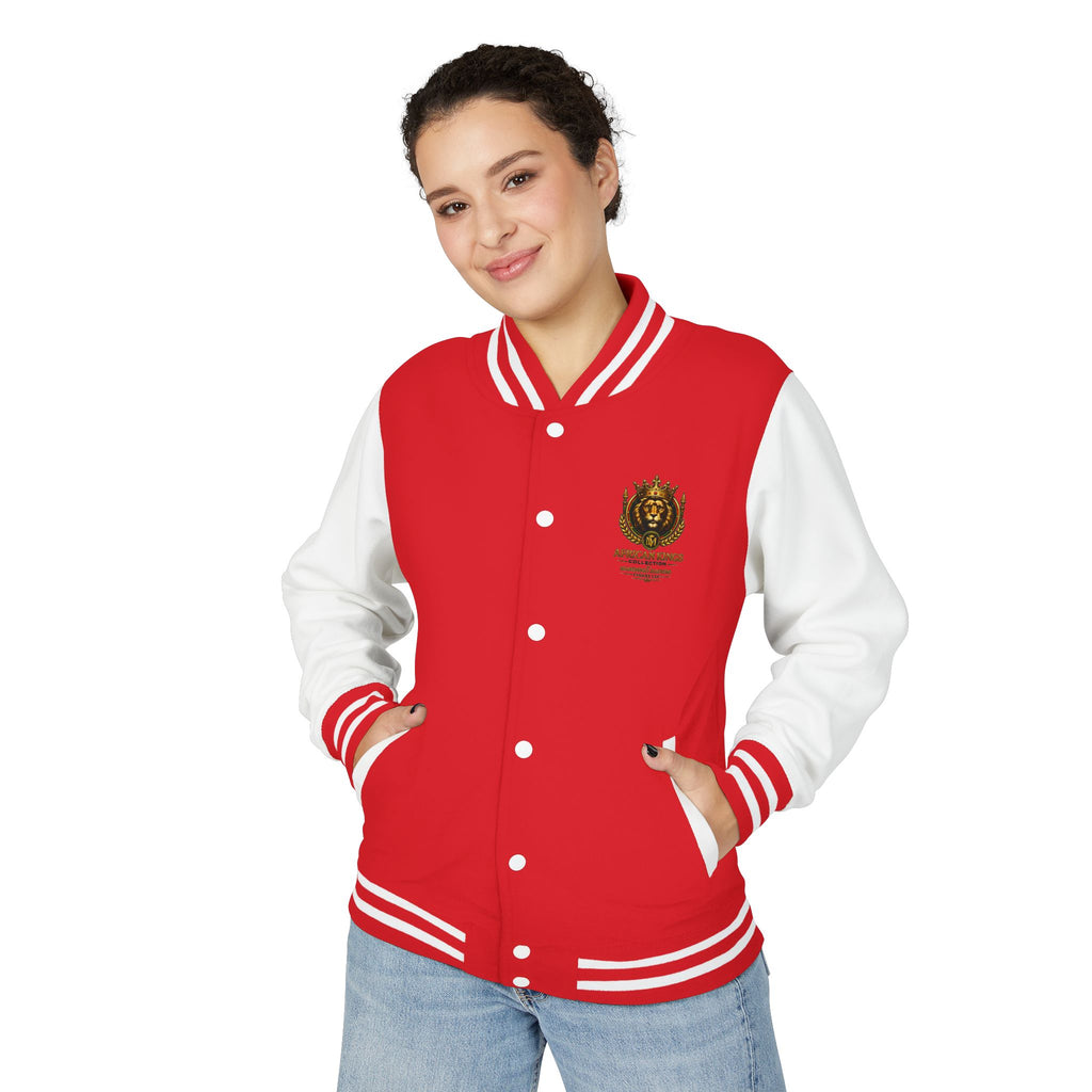 Lion Crown Letterman Jacket — African Kings Collection Varsity Jacket