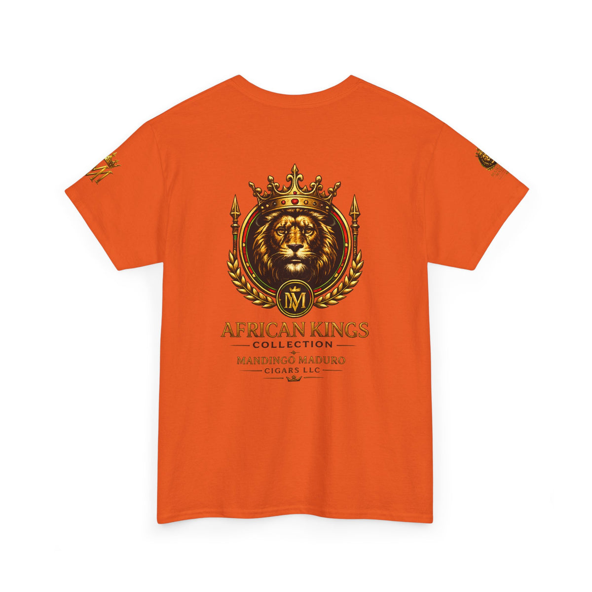 African Kings Lion Map T-Shirt — Afrocentric Royalty Graphic Tee