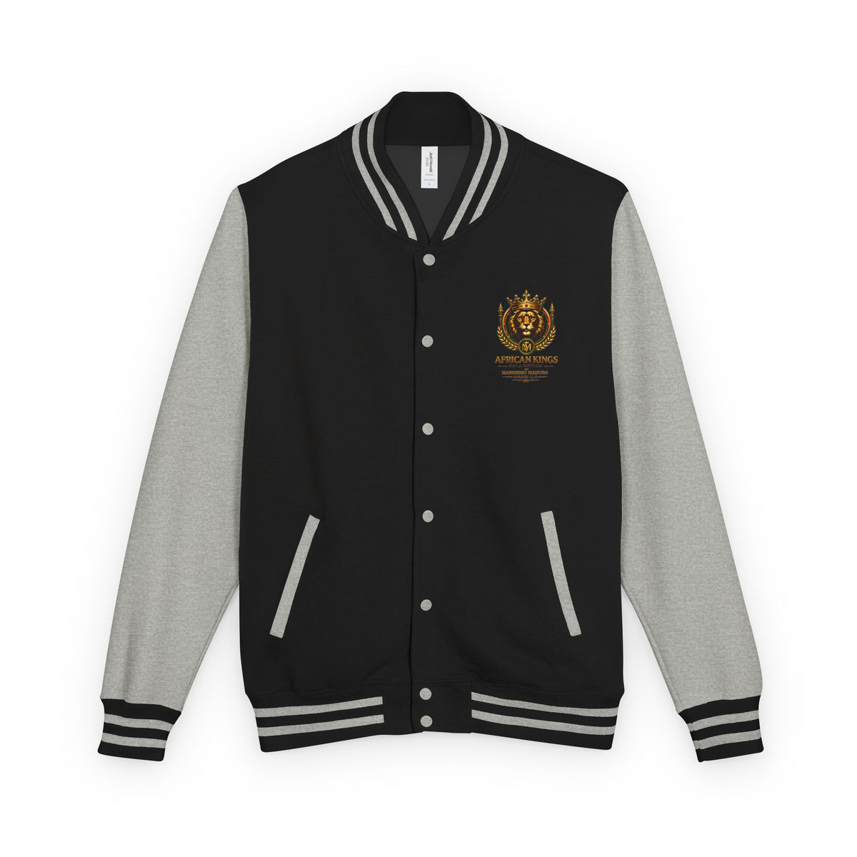 Lion Crown Letterman Jacket — African Kings Collection Varsity Jacket