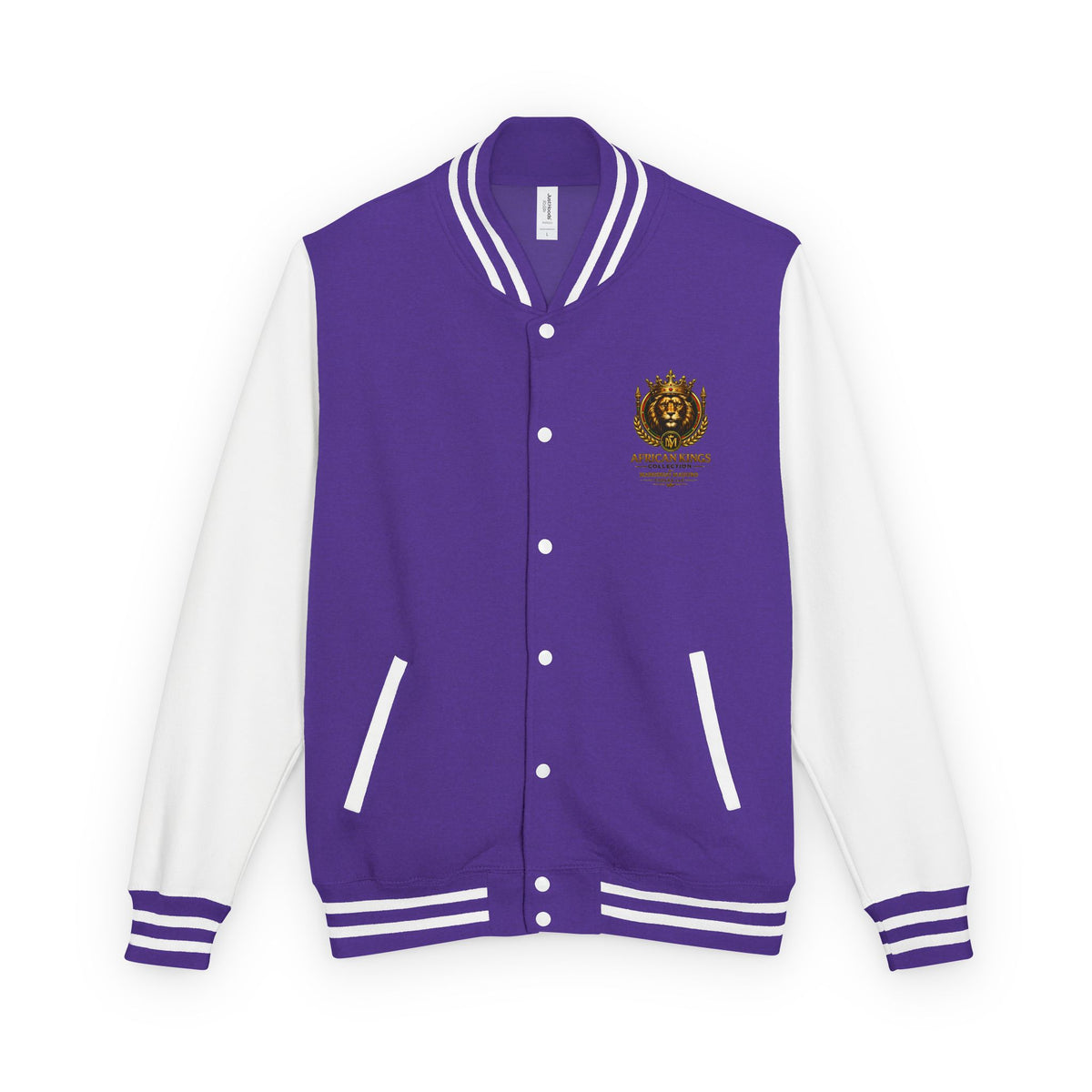 Lion Crown Letterman Jacket — African Kings Collection Varsity Jacket