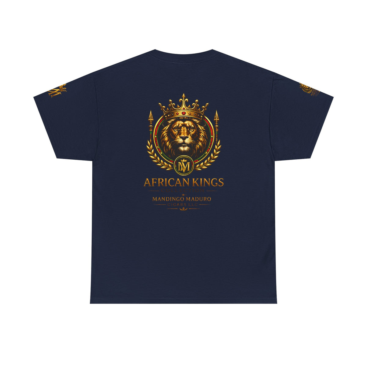 African Kings Lion Map T-Shirt — Afrocentric Royalty Graphic Tee