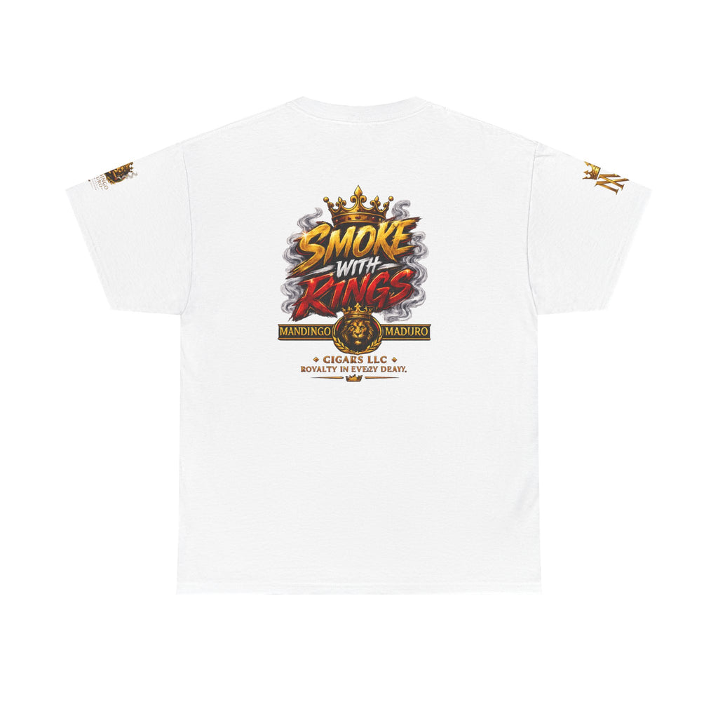 Mandingo Maduro | Smoke With Kings Essential Tee — White
