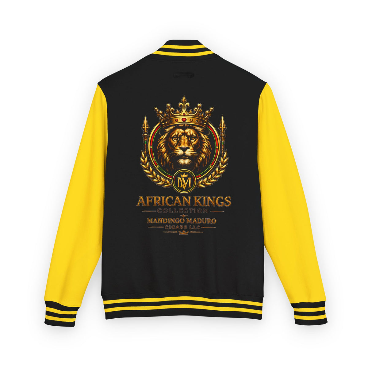Lion Crown Letterman Jacket — African Kings Collection Varsity Jacket