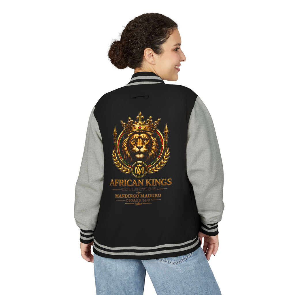Lion Crown Letterman Jacket — African Kings Collection Varsity Jacket