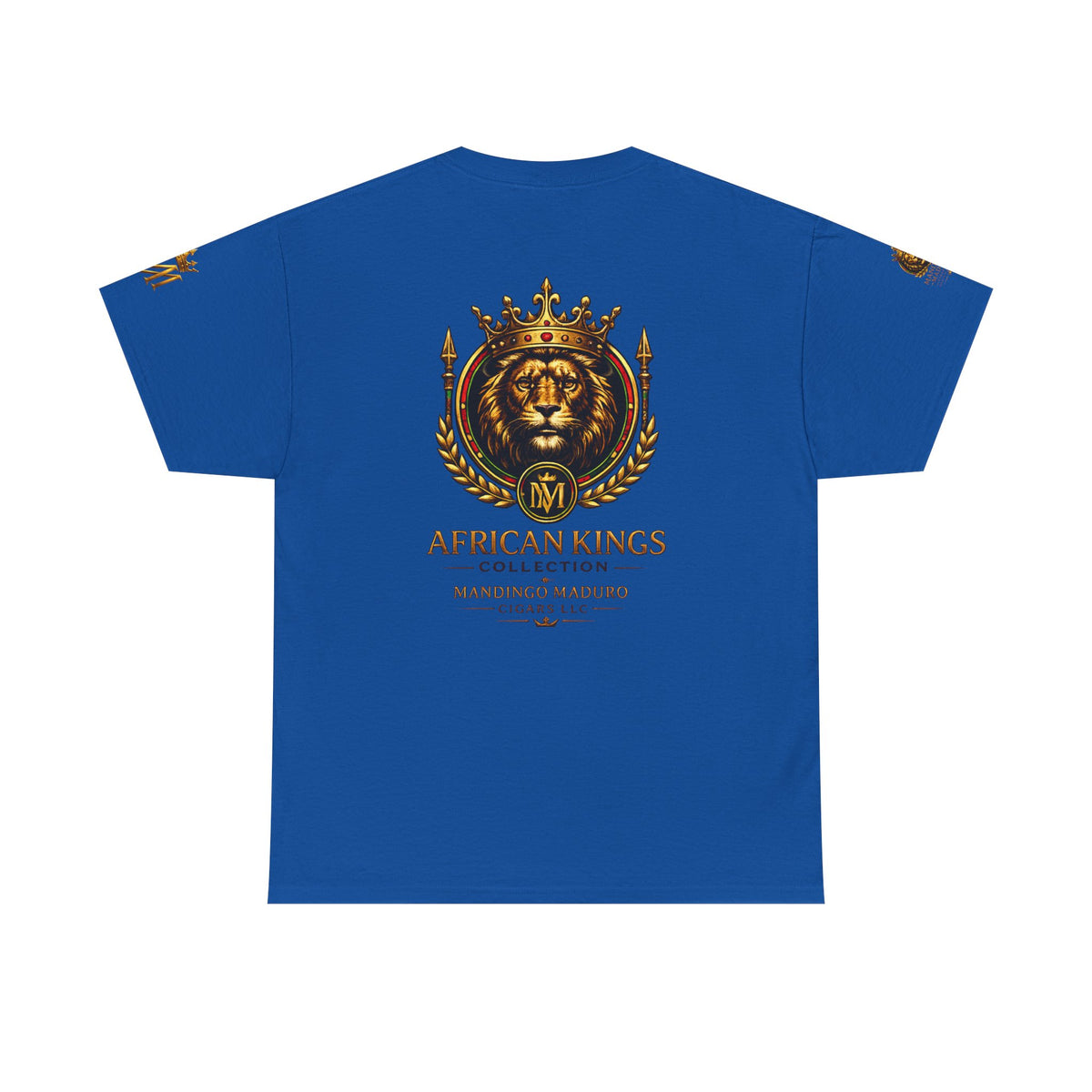 African Kings Lion Map T-Shirt — Afrocentric Royalty Graphic Tee