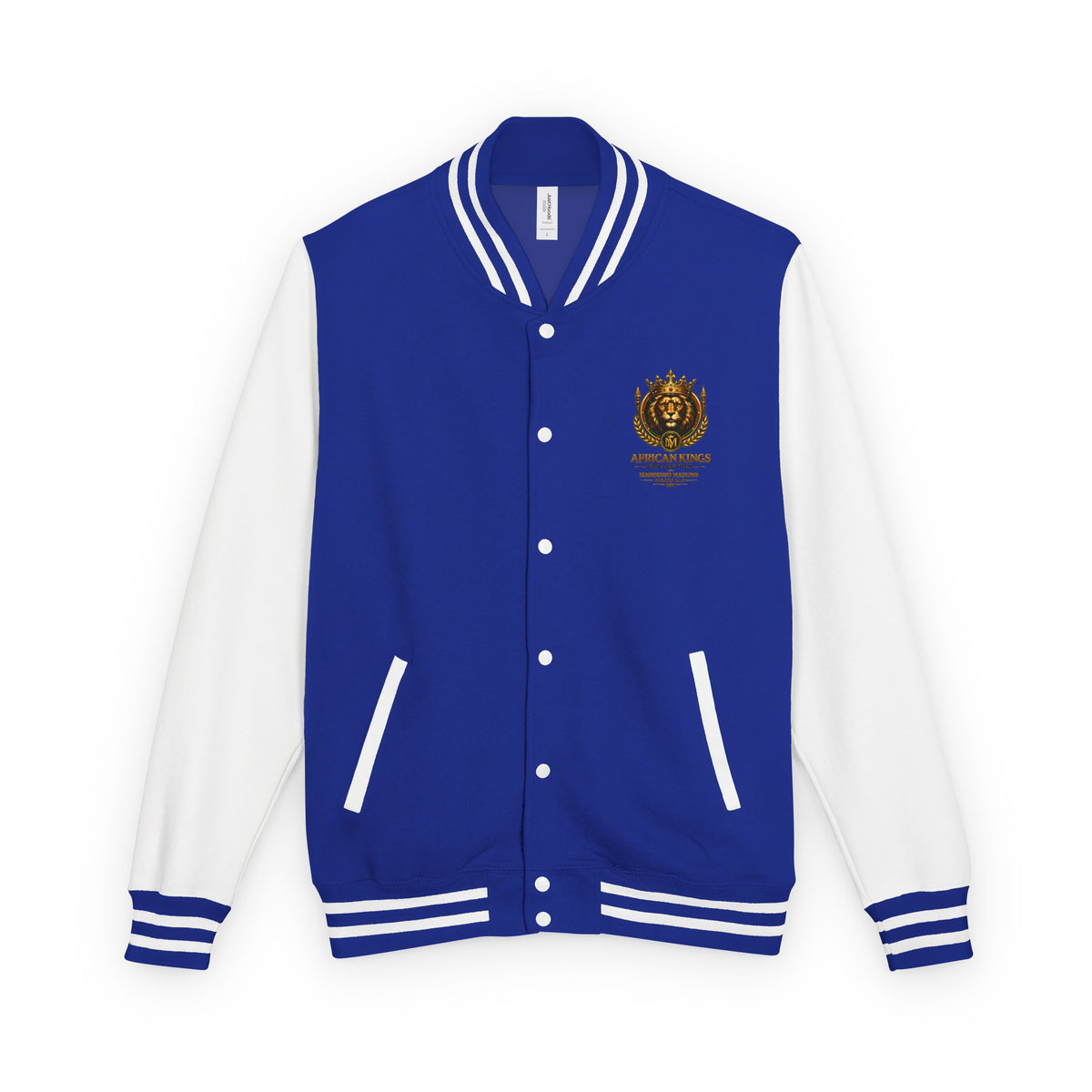 Lion Crown Letterman Jacket — African Kings Collection Varsity Jacket