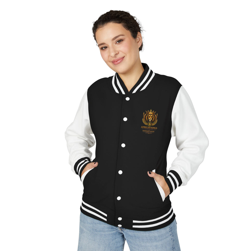 Lion Crown Letterman Jacket — African Kings Collection Varsity Jacket