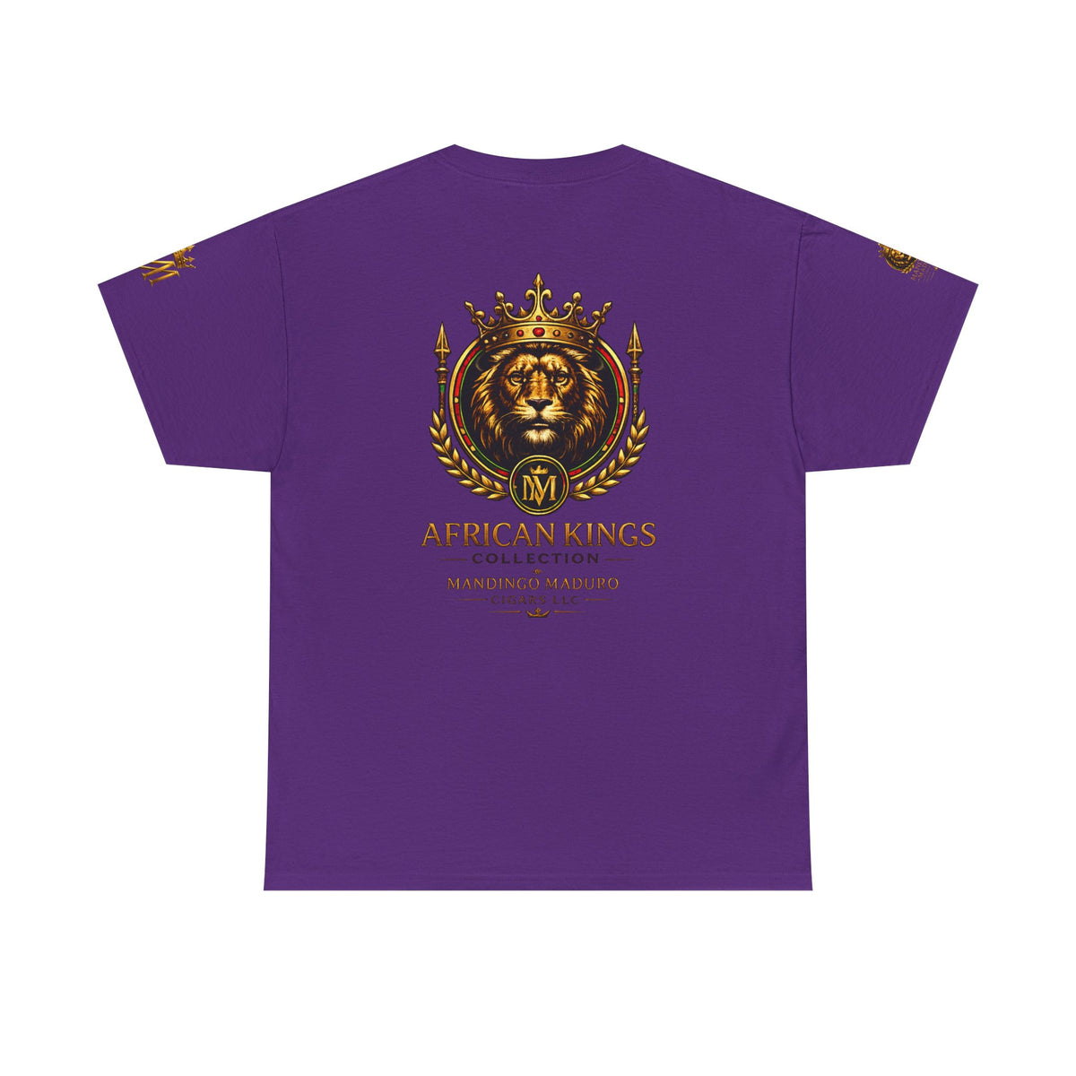 African Kings Lion Map T-Shirt — Afrocentric Royalty Graphic Tee