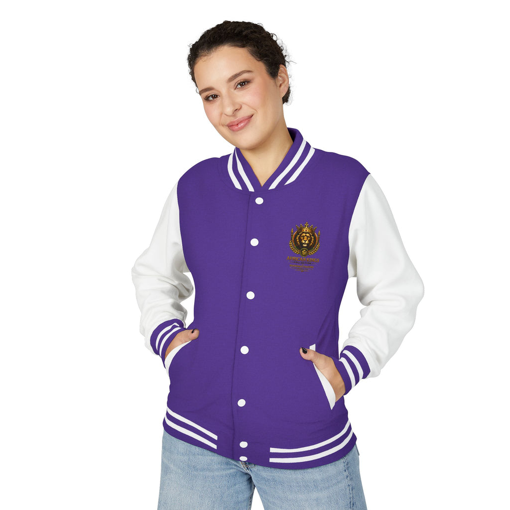 Lion Crown Letterman Jacket — African Kings Collection Varsity Jacket