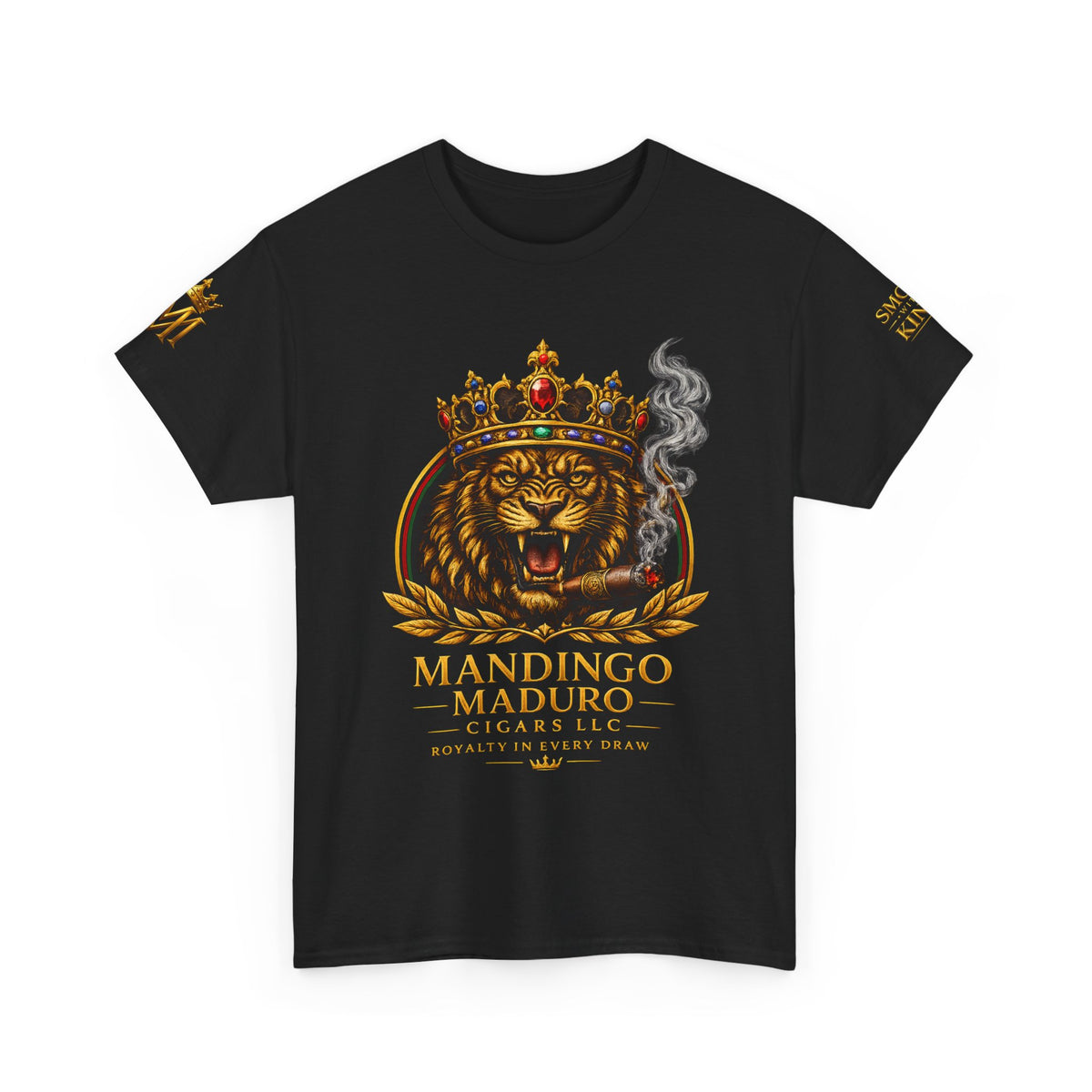 Mandingo Maduro | Smoke With Kings Essential Tee — Black