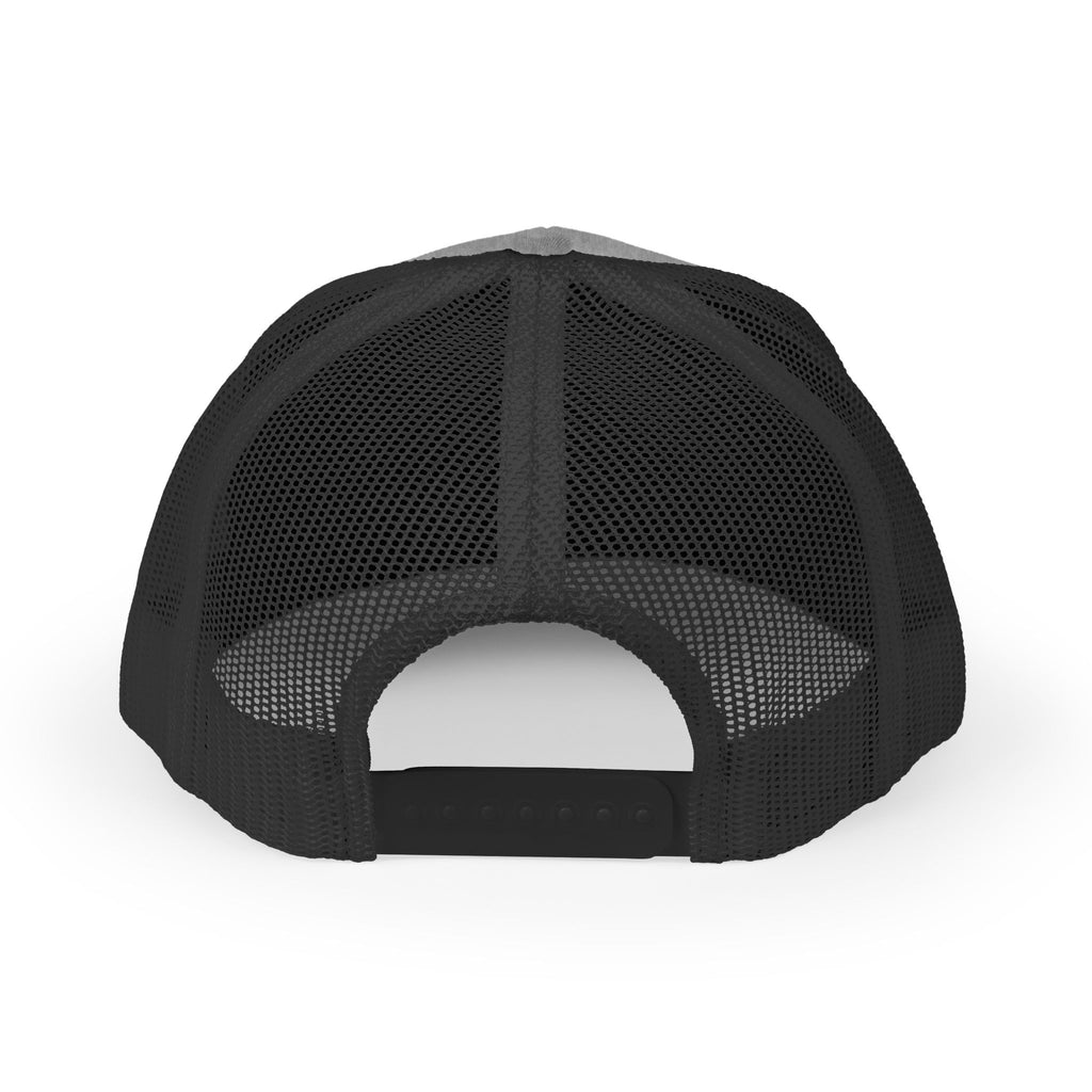 Lion Crest Snapback Trucker Cap — Vintage Regal Crest Embroidered Mesh Hat
