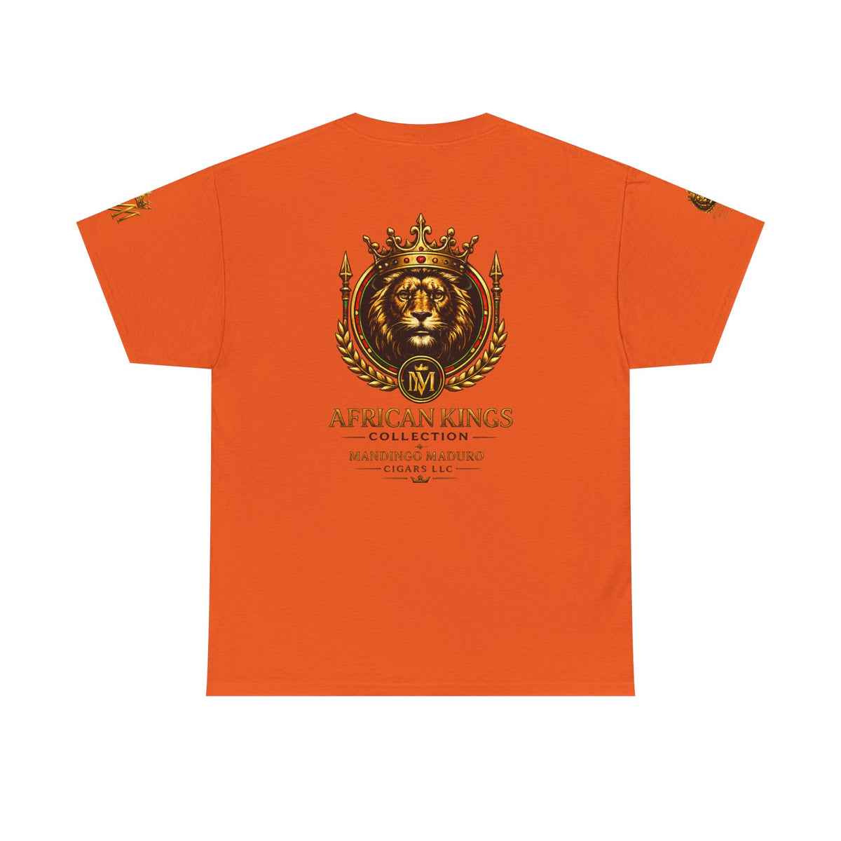 African Kings Lion Map T-Shirt — Afrocentric Royalty Graphic Tee