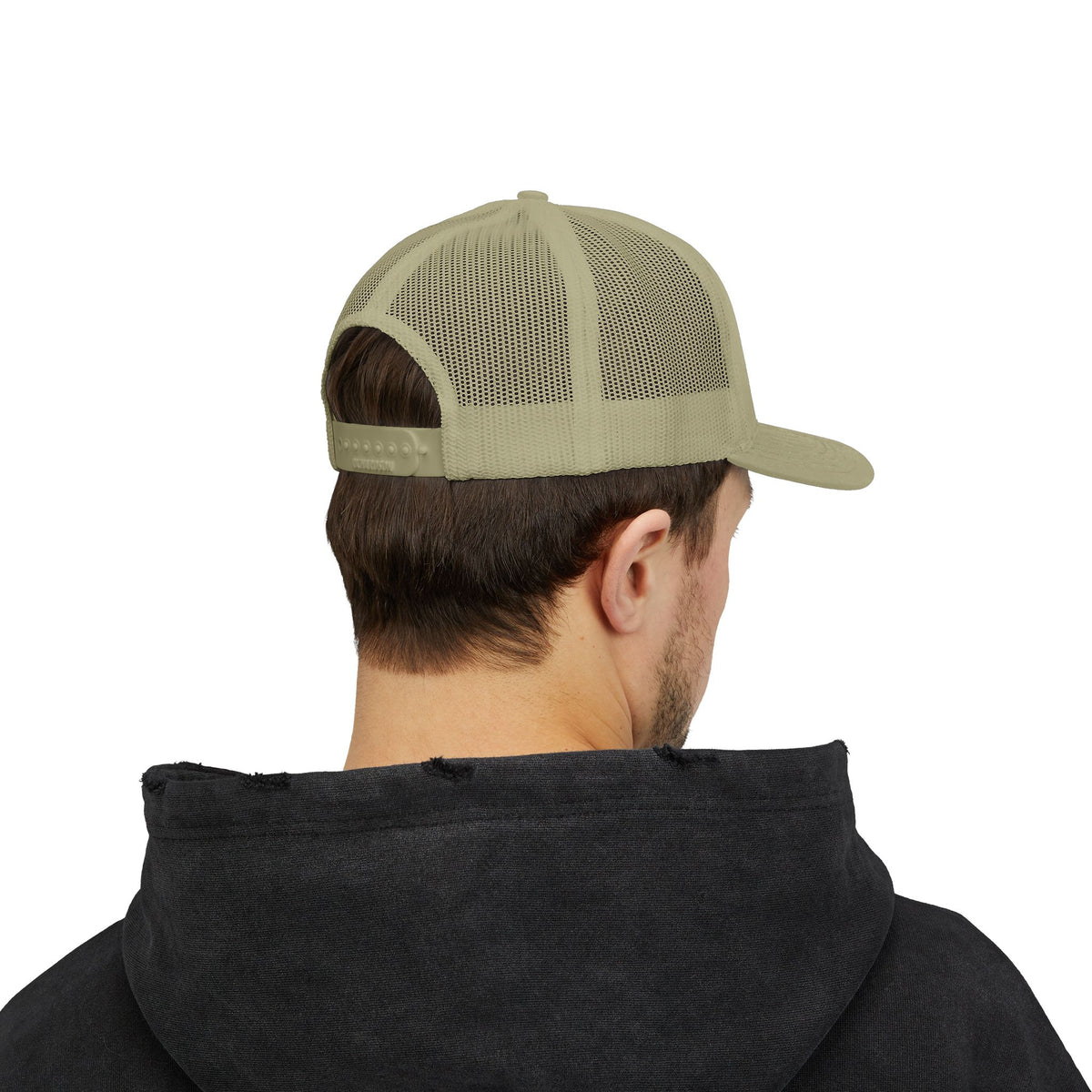 Lion Crest Snapback Trucker Cap — Vintage Regal Crest Embroidered Mesh Hat