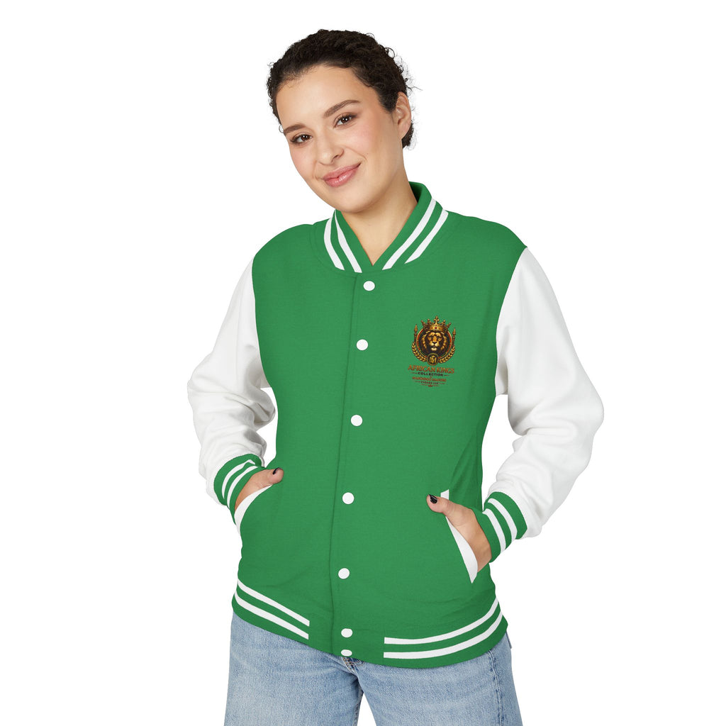 Lion Crown Letterman Jacket — African Kings Collection Varsity Jacket