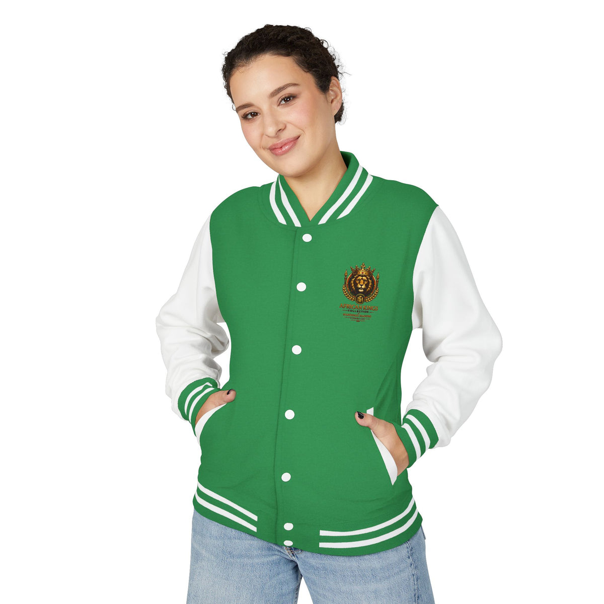 Lion Crown Letterman Jacket — African Kings Collection Varsity Jacket