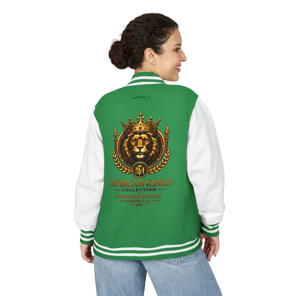 Lion Crown Letterman Jacket — African Kings Collection Varsity Jacket