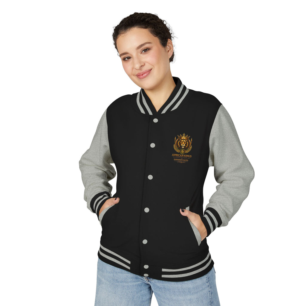 Lion Crown Letterman Jacket — African Kings Collection Varsity Jacket