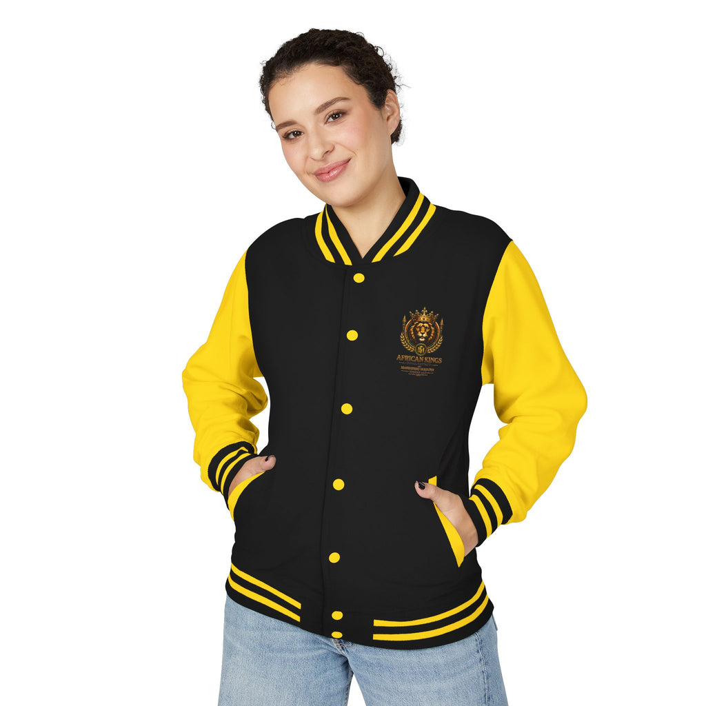 Lion Crown Letterman Jacket — African Kings Collection Varsity Jacket