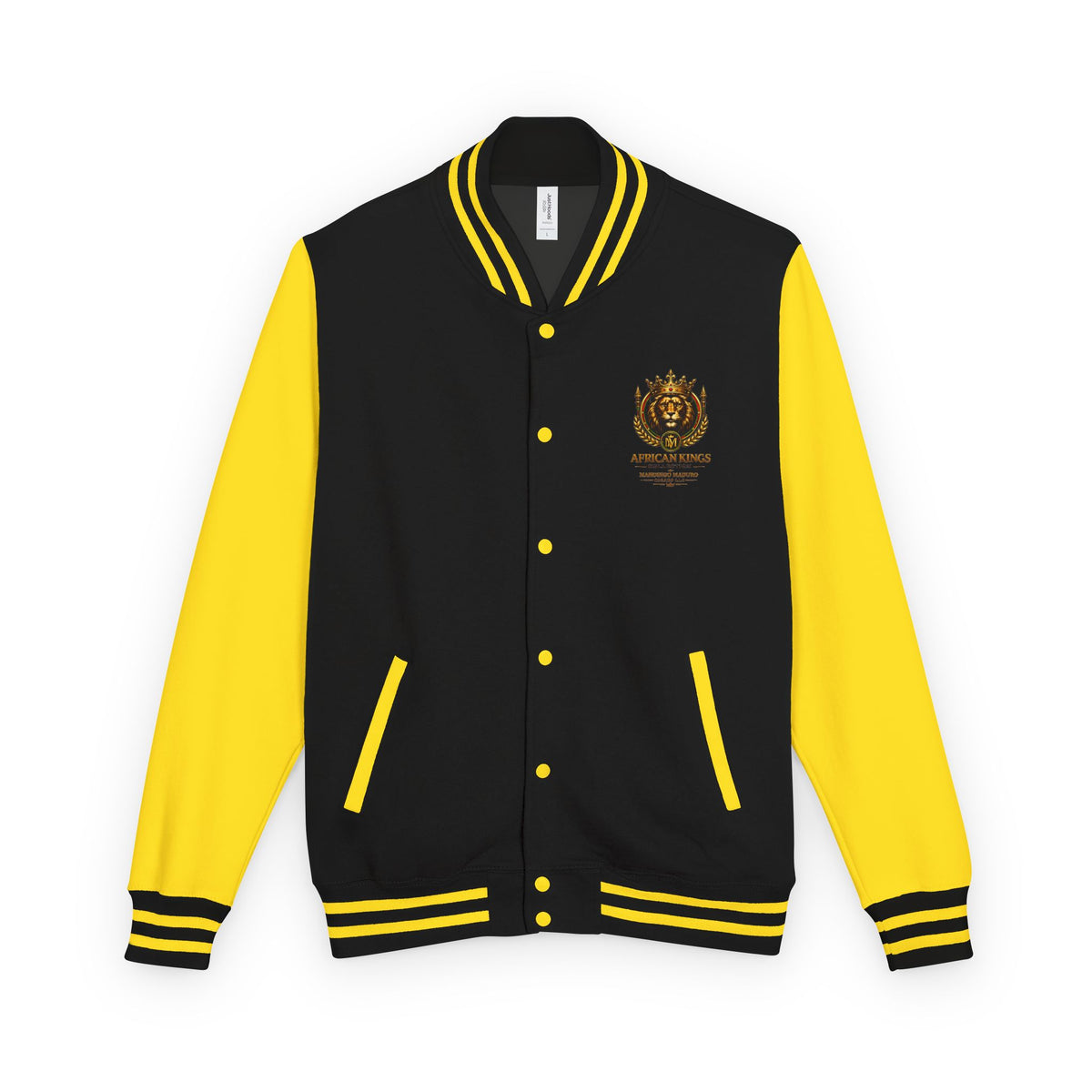 Lion Crown Letterman Jacket — African Kings Collection Varsity Jacket