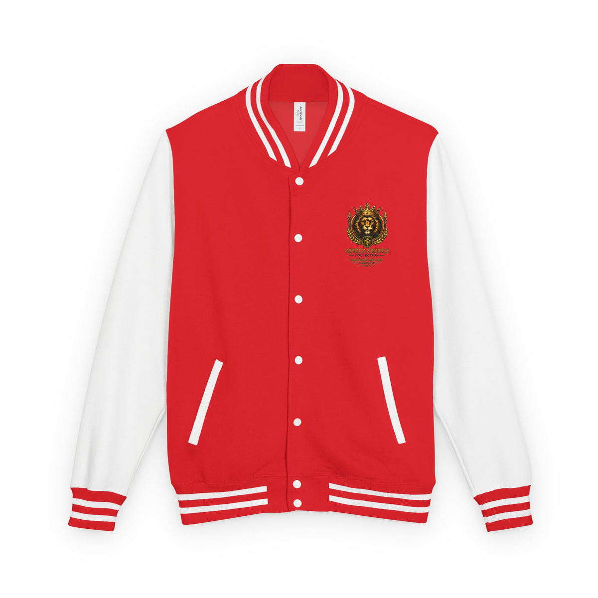 Lion Crown Letterman Jacket — African Kings Collection Varsity Jacket