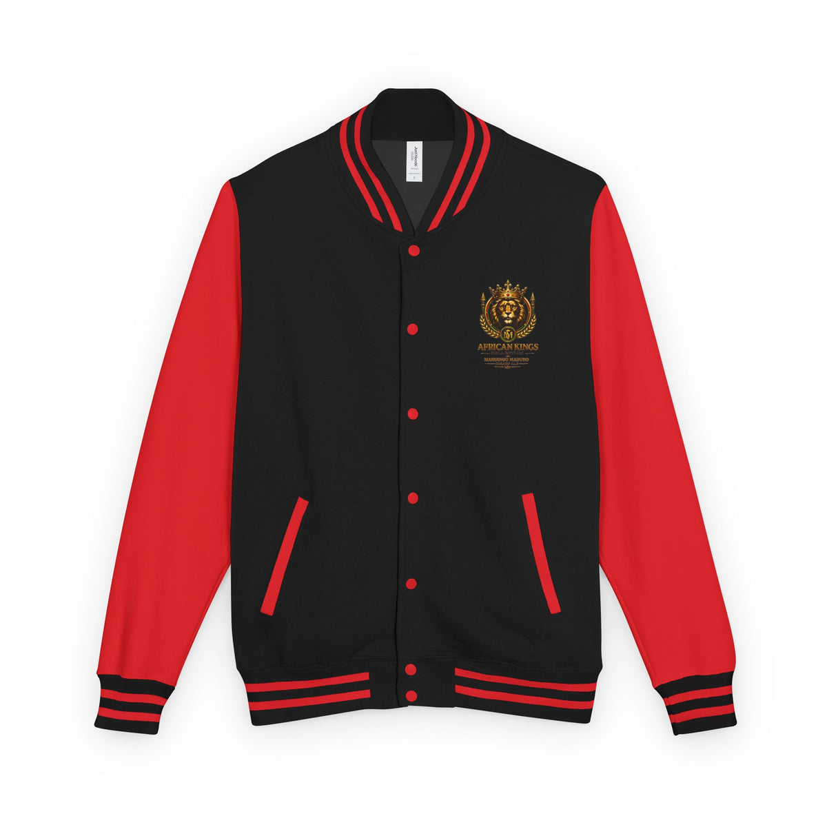 Lion Crown Letterman Jacket — African Kings Collection Varsity Jacket