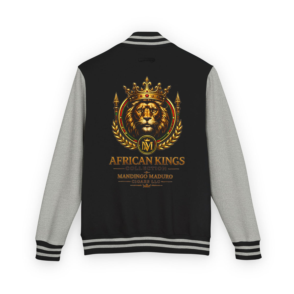 Lion Crown Letterman Jacket — African Kings Collection Varsity Jacket